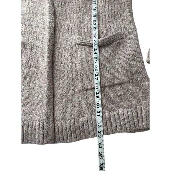 Abercrombie & Fitch mauve cotton blend knit open front cardigan- M - Picture 6 of 8